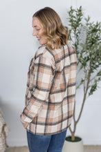 Load image into Gallery viewer, Norah Plaid Shacket - Beige Mix Plaid