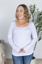 Load image into Gallery viewer, Alyssa Long Sleeve Top - White