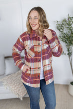 Load image into Gallery viewer, Norah Plaid Shacket - Sunset Plaid