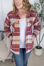 Load image into Gallery viewer, Norah Plaid Shacket - Sunset Plaid