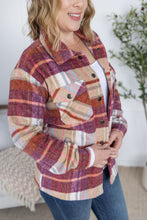 Load image into Gallery viewer, Norah Plaid Shacket - Sunset Plaid