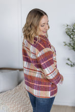 Load image into Gallery viewer, Norah Plaid Shacket - Sunset Plaid