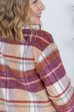 Load image into Gallery viewer, Norah Plaid Shacket - Sunset Plaid
