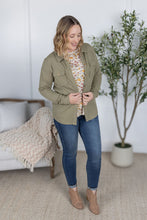 Load image into Gallery viewer, Thermal Knit Button Top - Light Olive