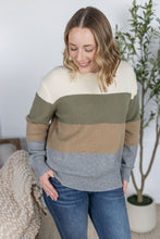 Load image into Gallery viewer, Colorblock Sweater - Neutral Mix