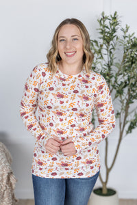 Blair Long Sleeve Top - Autumn Floral
