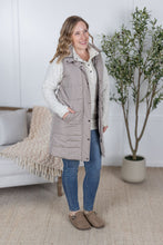 Load image into Gallery viewer, Harlow Long Vest - Latte