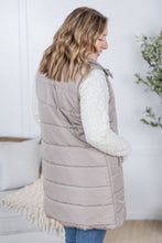 Load image into Gallery viewer, Harlow Long Vest - Latte
