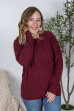 Load image into Gallery viewer, Corrine Ribbed Pullover Top - Burgundy