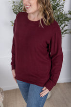 Load image into Gallery viewer, Corrine Ribbed Pullover Top - Burgundy