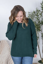 Load image into Gallery viewer, Corrine Ribbed Pullover Top - Hunter Green