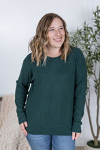 Load image into Gallery viewer, Corrine Ribbed Pullover Top - Hunter Green