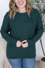 Load image into Gallery viewer, Corrine Ribbed Pullover Top - Hunter Green