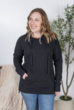 Load image into Gallery viewer, Kacey Ribbed Hoodie - Black