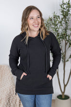Load image into Gallery viewer, Kacey Ribbed Hoodie - Black