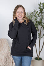 Load image into Gallery viewer, Kacey Ribbed Hoodie - Black