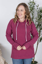 Load image into Gallery viewer, Kacey Ribbed Hoodie - Mulberry