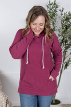 Load image into Gallery viewer, Kacey Ribbed Hoodie - Mulberry