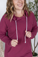 Load image into Gallery viewer, Kacey Ribbed Hoodie - Mulberry
