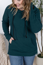 Load image into Gallery viewer, Kacey Ribbed Hoodie - Deep Teal