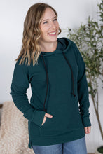 Load image into Gallery viewer, Kacey Ribbed Hoodie - Deep Teal