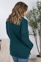 Load image into Gallery viewer, Kacey Ribbed Hoodie - Deep Teal