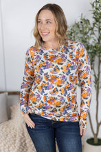 Load image into Gallery viewer, Blair Long Sleeve Top - Autumn Purple Abstract