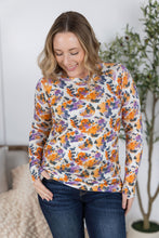 Load image into Gallery viewer, Blair Long Sleeve Top - Autumn Purple Abstract