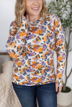 Load image into Gallery viewer, Blair Long Sleeve Top - Autumn Purple Abstract