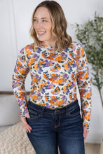 Load image into Gallery viewer, Blair Long Sleeve Top - Autumn Purple Abstract