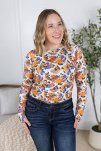 Load image into Gallery viewer, Blair Long Sleeve Top - Autumn Purple Abstract