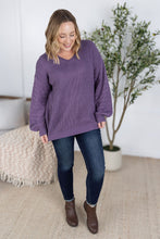Load image into Gallery viewer, Talina Textured Sweater - Purple