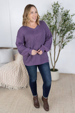 Load image into Gallery viewer, Talina Textured Sweater - Purple