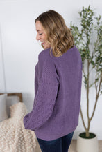 Load image into Gallery viewer, Talina Textured Sweater - Purple