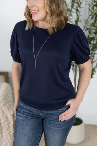 Katie Cozy Top - Navy