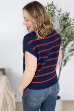 Load image into Gallery viewer, Striped Sweater Top - Navy