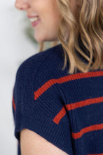 Load image into Gallery viewer, Striped Sweater Top - Navy