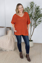 Load image into Gallery viewer, Annie Open Knit Top - Pumpkin