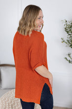 Load image into Gallery viewer, Annie Open Knit Top - Pumpkin