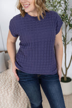 Load image into Gallery viewer, Kelly Knitted Top - Slate Purple