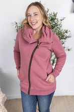 Load image into Gallery viewer, Quinn ZipUp Cowl - Mulberry