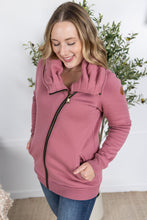 Load image into Gallery viewer, Quinn ZipUp Cowl - Mulberry