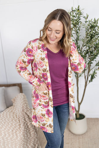 Classic Cardigan - Autumn Blossom