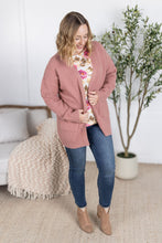 Load image into Gallery viewer, Billie Open Knit Cardigan - Dusty Rose