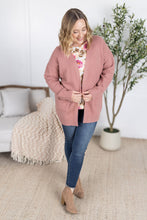 Load image into Gallery viewer, Billie Open Knit Cardigan - Dusty Rose