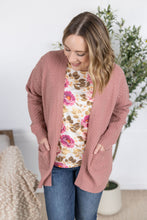 Load image into Gallery viewer, Billie Open Knit Cardigan - Dusty Rose