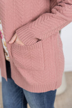 Load image into Gallery viewer, Billie Open Knit Cardigan - Dusty Rose
