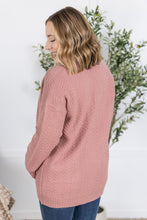 Load image into Gallery viewer, Billie Open Knit Cardigan - Dusty Rose