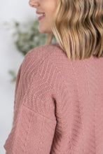 Load image into Gallery viewer, Billie Open Knit Cardigan - Dusty Rose