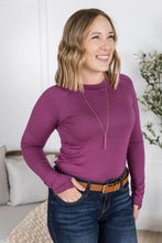 Load image into Gallery viewer, Blair Long Sleeve Top - Mulberry